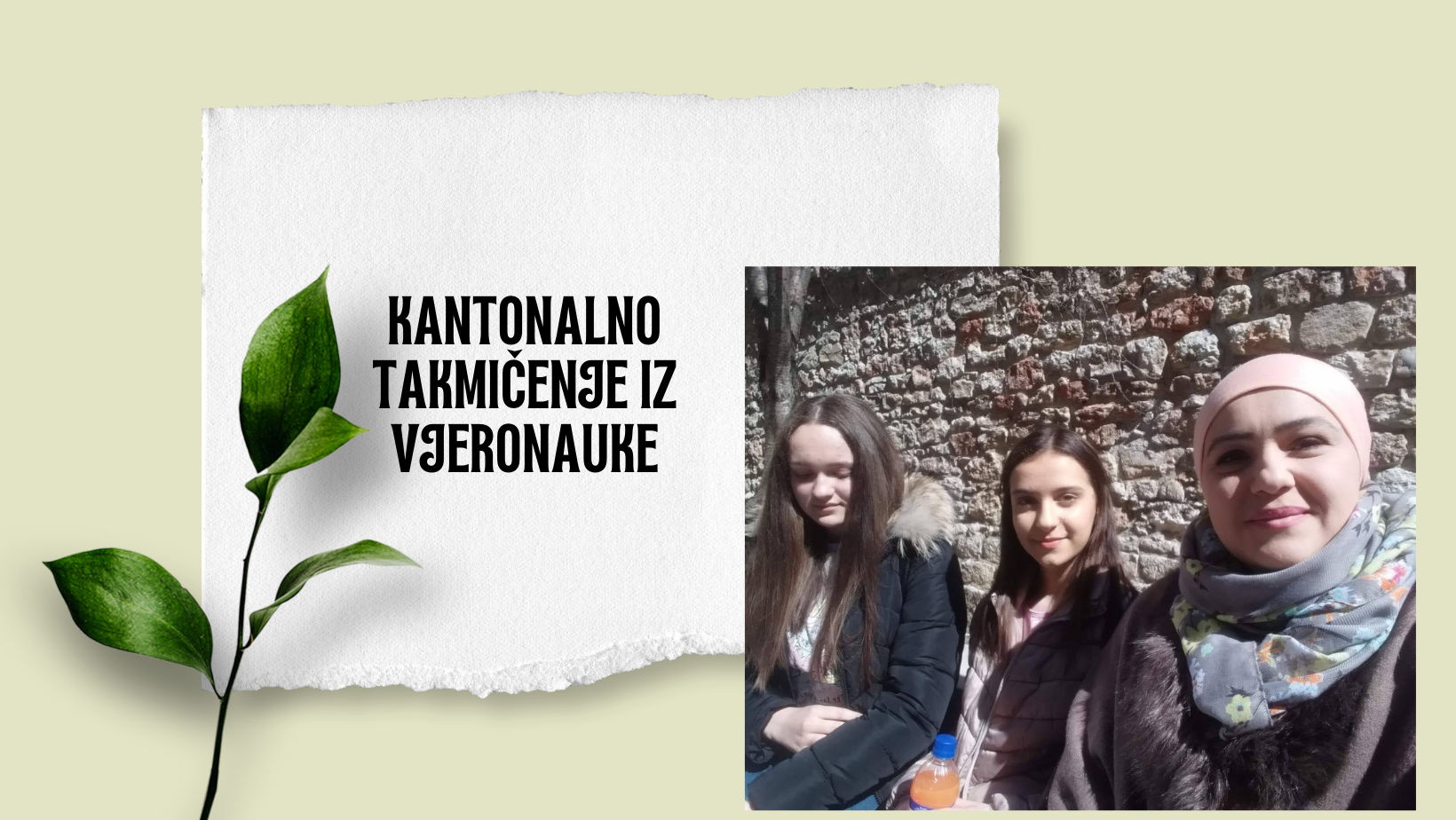 KANTONALNO TAKMIČENJE IZ VJERONAUKE 2022